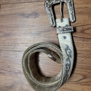 Western Rhinestone Embellished Belt
